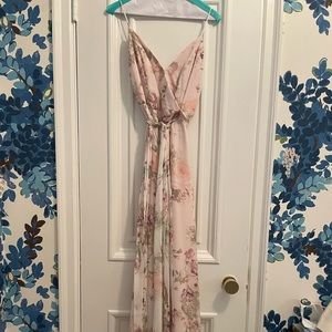 Lovely Bridal (part of Dessy Group) bridesmaid dress in blush garden